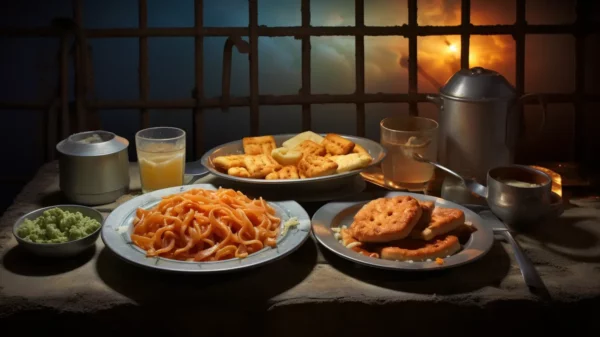 Food Behind Prison Bars