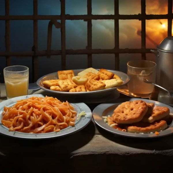 Food Behind Prison Bars