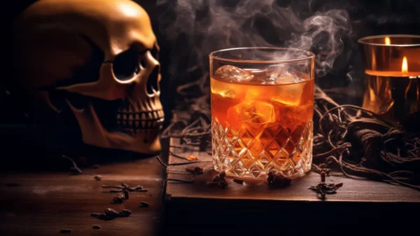 Halloween Drinks with Bourbon