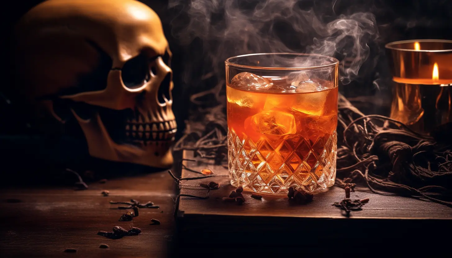 Halloween Drinks with Bourbon